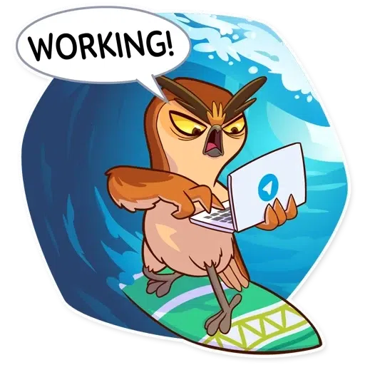 Freelancer Owl 1 - Sticker 6