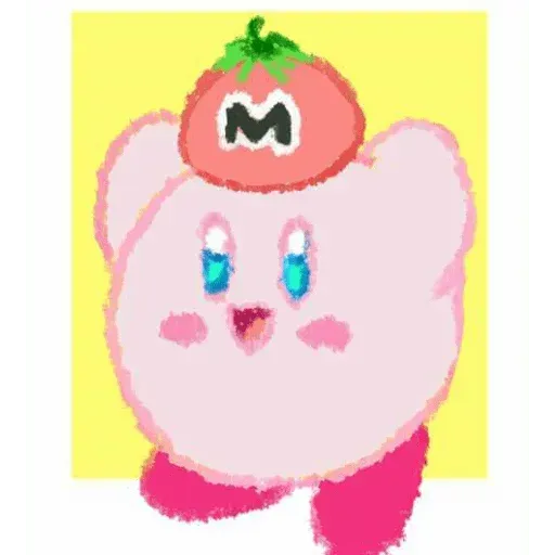 Kirby reacts- Sticker