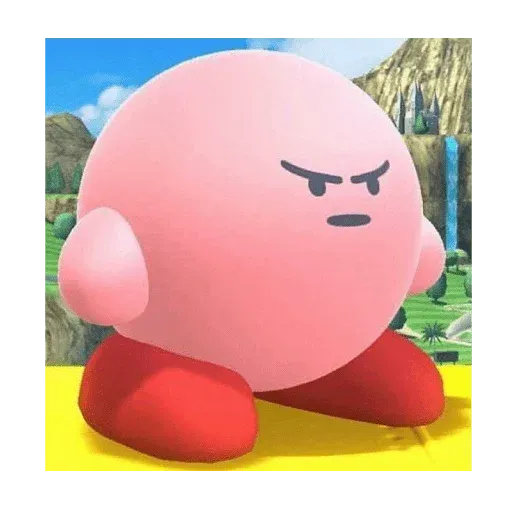 Kirby reacts Sticker pack - Stickers Cloud