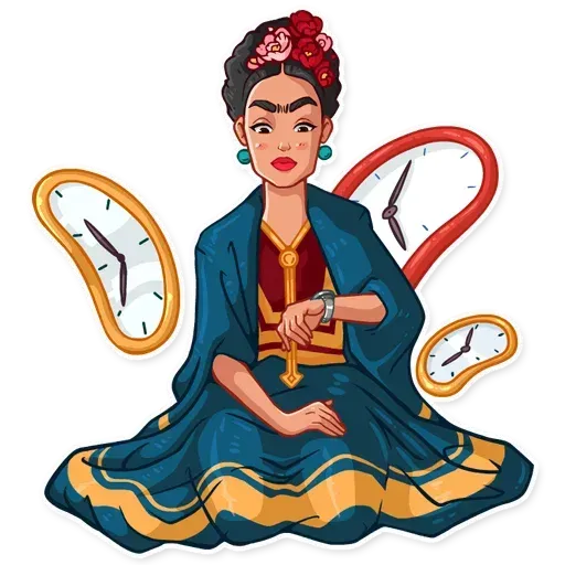 Frida Kahlo- Sticker