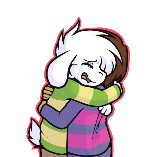 Hug furry 2 - Sticker 3