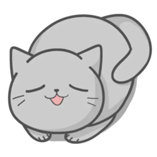 Cat Fullmoon - Sticker 7