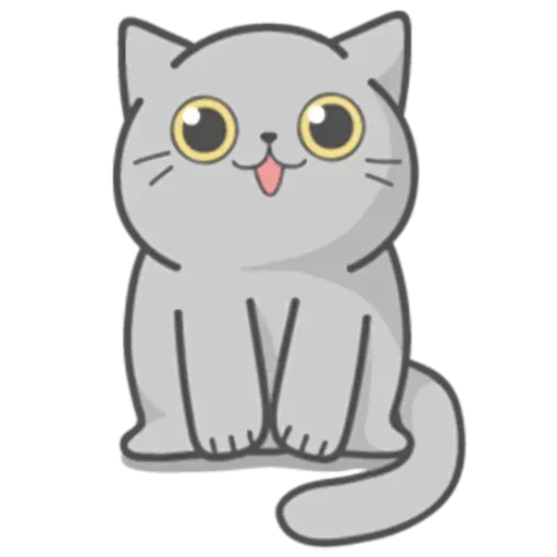 Cat Fullmoon - Sticker 4