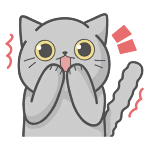 Cat Fullmoon - Sticker 3