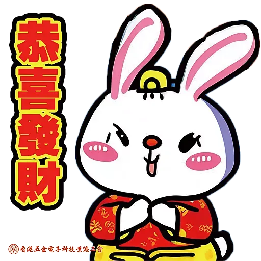五金電子工會兔年貼圖- Sticker