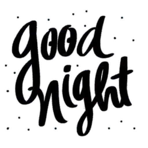 wisdom_droplets Good Night - Sticker 2