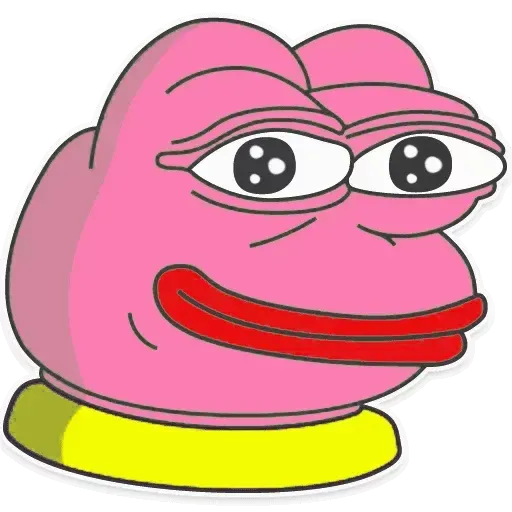 Pink Pepe- Sticker
