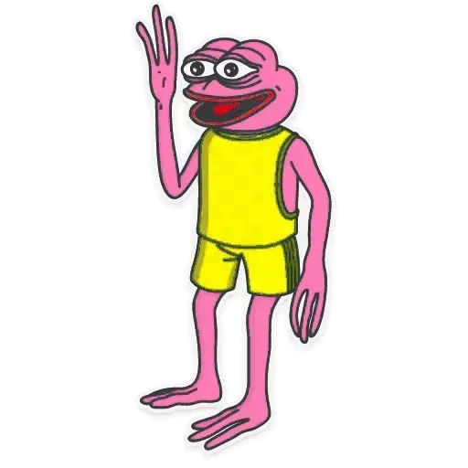 Pink Pepe - Sticker 4