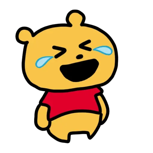 搞笑小Pooh 1- Sticker