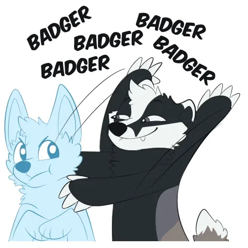 Badger - Sticker 3