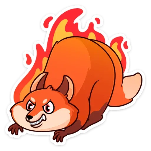Sticky the fox - Sticker 4