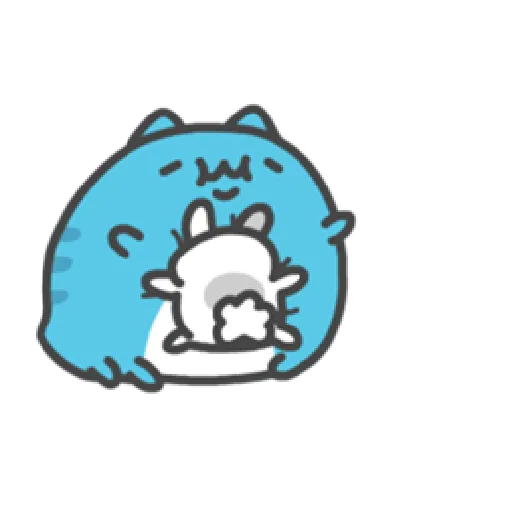 貓貓蟲咖波與兔兔-愛閃閃 - Sticker 8
