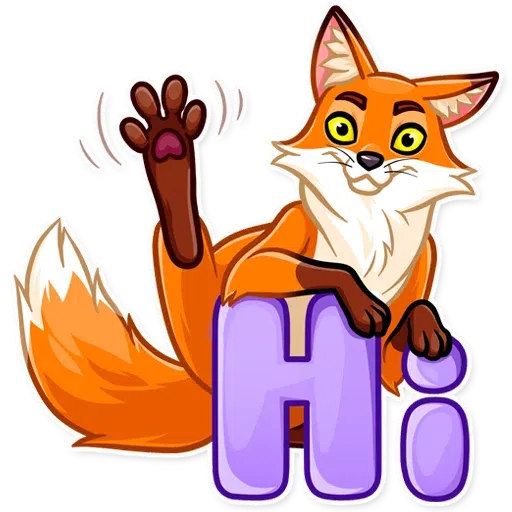 What Does 🔸Foxy🦊 Say❓ - Sticker 5