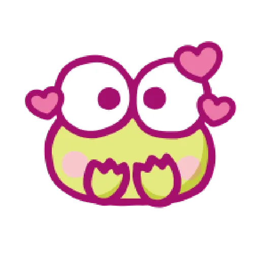 KEROKEROKEROPPI Emoji (Love) - 1 - Sticker 2