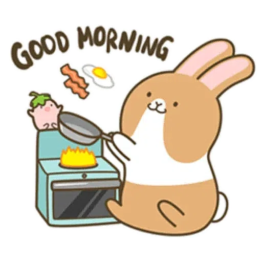 Coffee Rabbit - Sticker 2