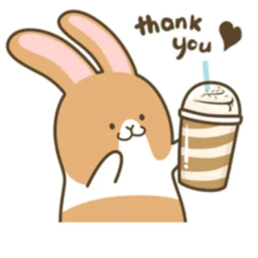 Coffee Rabbit - Sticker 3