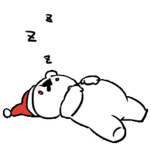 Extremely Little Rabbit & Bear 聖誕特輯 - Sticker