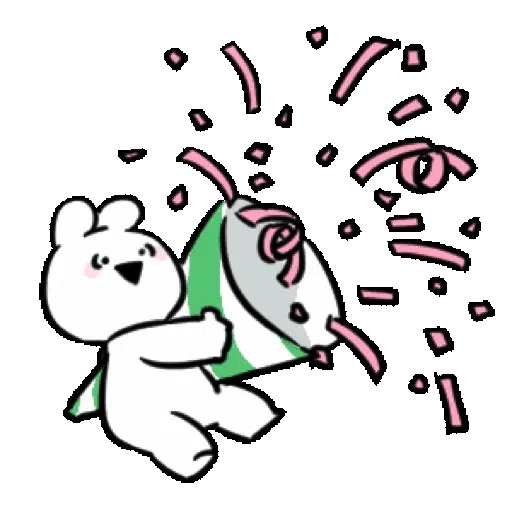 Extremely Little Rabbit & Bear 聖誕特輯 - Sticker