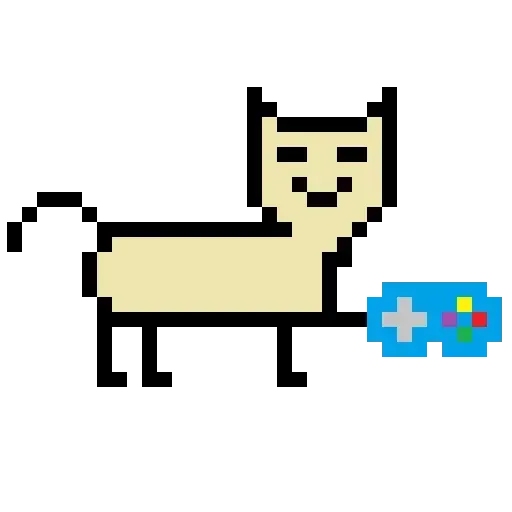 Color Pixel Cat - Sticker 8