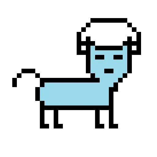 Color Pixel Cat - Sticker 6