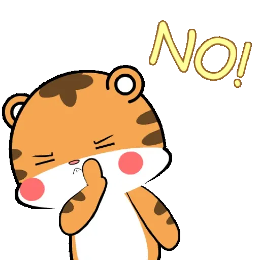 Lovely tiger   Pop-up stickers GIF* - Sticker 5