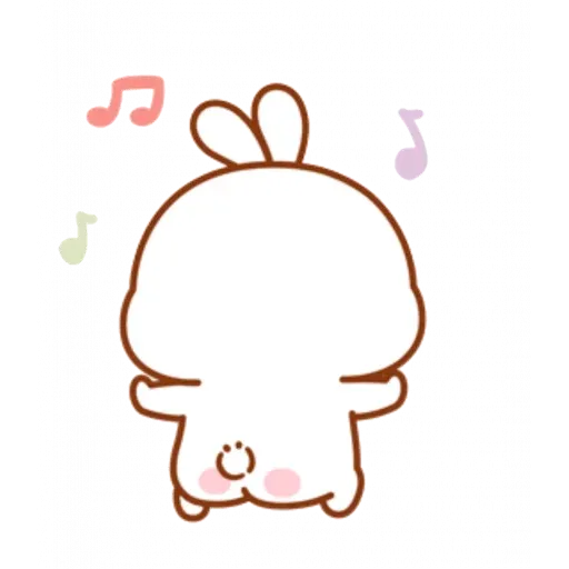 cute rabbit - Sticker 7