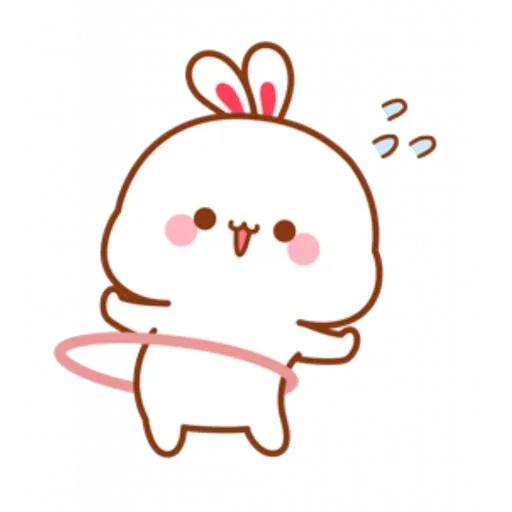 cute rabbit - Sticker 3
