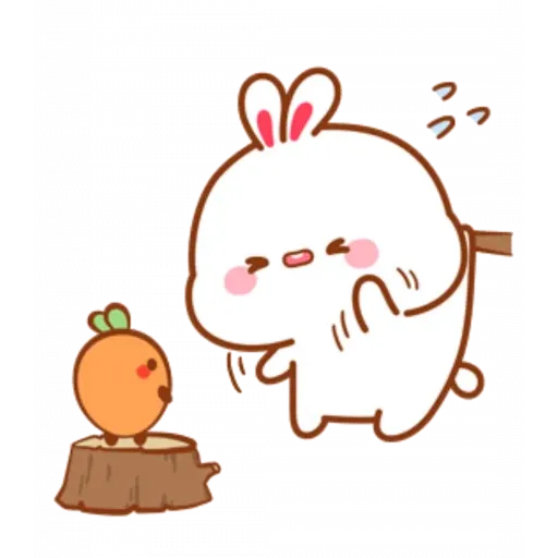 cute rabbit - Sticker 6