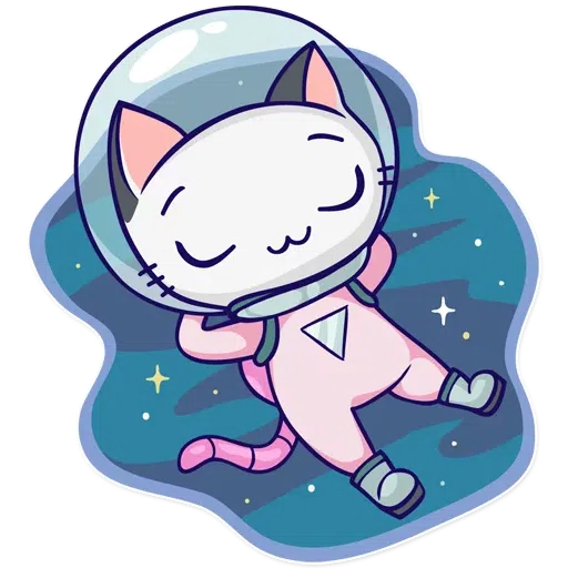 Astro Kitty - Sticker 8