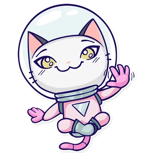 Astro Kitty - Sticker 5
