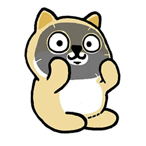 Fat shiba 4 - Sticker