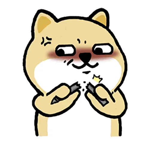 Fat shiba 4 - Sticker