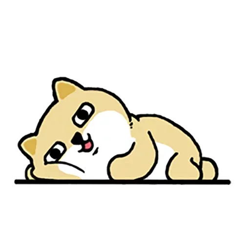 Fat shiba 4 - Sticker