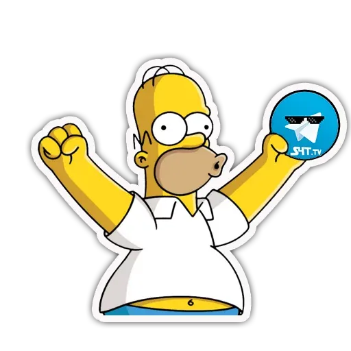 Simpsons- Sticker